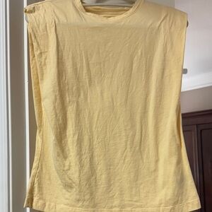 Yellow Sleeveless Women's Top